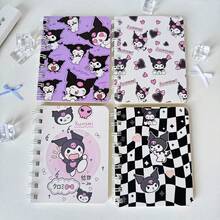 Sanrio Authorized Kuromi 2/4pcs A5/A7 Spiral Notebooks, Colorful Lined Cover And Inner Pages Design, Suitable For Office, Accounting, Study Notes, Student Gift And Back To School Essential - Multicolor - View 9