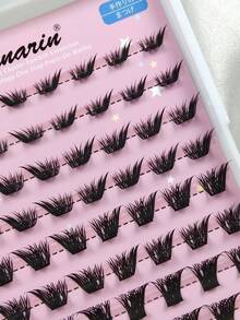 80 Pcs D Curl Natural Cluster Lashes 6-16mm Mixed Cat Eye Lashes Left And Right Eye Spiky Individual Lashes Manga Pointed Lashes Clusters False Lashes False Eyelashes Fake Lashes Individual Eyelashes - View 6