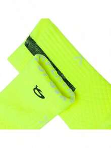 Under Armour Men's Women's Mid-Calf Socks Curry UA AD Playmaker 1p Mid-YLW Lightweight Comfortable Dry Performance Socks 1376231-731 - Green - View 4
