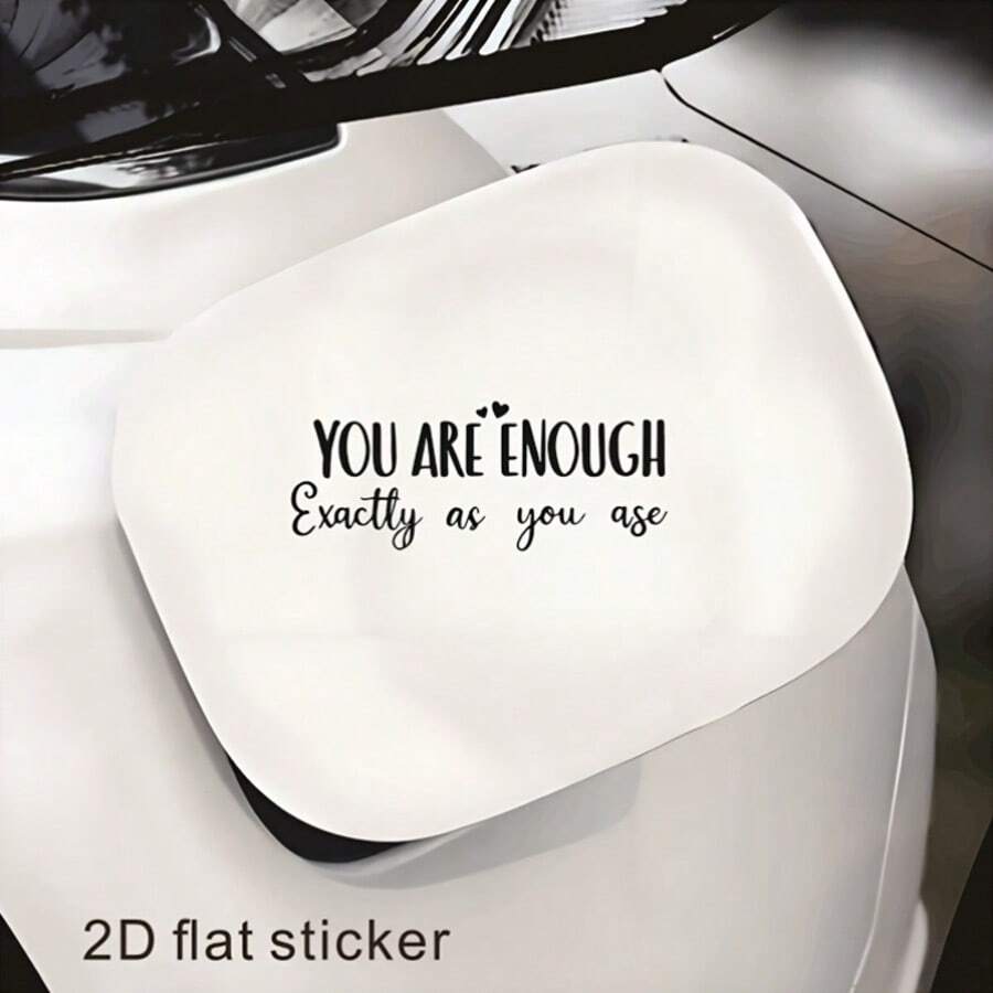 You Are What You Need 可移除防水乙烯基自黏式啞光表面牆貼貼紙,適用於客廳與臥室居家裝飾,摩托車頭盔貼紙 - A - 查看 1