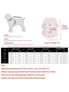 1pc Fleece Zipper Pet Dog Vest Jacket Autumn/Winter Warm Pets Clothes Retro Corduroy Dogs Sweater Suitable For Puppy Small Medium Dogs - Multicolor - View 7