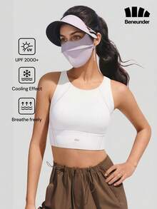 Beneunder Brimmed Extreme Sun-Protection Face Mask MP343 - Mauve Purple - View 1