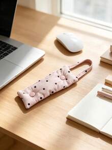 Hanging Cable Organizer Fabric Data Cable Storage Clip Cable Management Winder Cable Organizer INS Polka Dot Data Cable Storage Office Desk Storage Computer Desk Storage Gadget Fashion Versatile - Multicolor - View 12