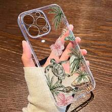 Precise Cutouts High-Transparency Full-Screen White Starry Sky Turtle Painted Anti-Drop Transparent Phone Case, Compatible With Iphone Series/ Series, Compatible With Xiaomi/ - Multicolor - View 4