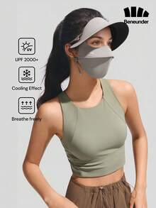 Beneunder Brimmed Extreme Sun-Protection Face Mask MP343 - Grey - View 1