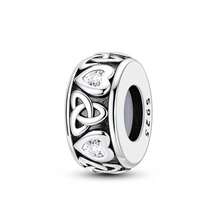 Vectoflux 1pc S925 Sterling Silver Celtic Knot Series Starry Sky Character Pendant, Suitable For Original Bracelet, Necklace, Keychain DIY Pendant Making, Women's Gift, Suitable For Birthday, Party, Holiday Gift - Silver - View 13