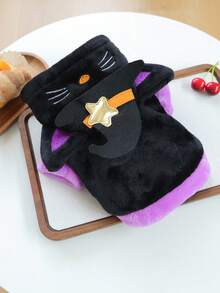 PETCIRCLE 1PC Pet Clothes Small Dog Puppy Cat Cute Soft Adorable Halloween Costume - Magic Meow - Black - View 11