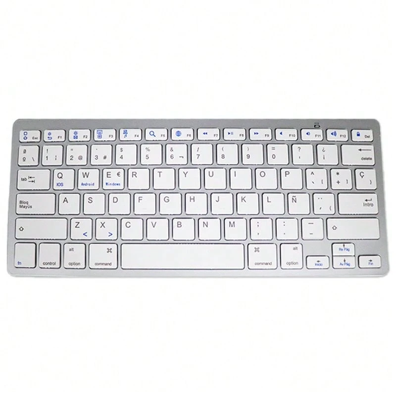 Teclado Slim Bluetooth PC / Tablet COOL Blanco (Español) - Ver 1