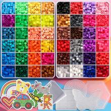 4800 件/套熨烫珠套件，5 毫米 Perler 珠 - 24 种颜色，带透明钉板，3D 像素艺术工艺珠，适用于 DIY 手工工艺品和圣诞节/生日礼物 - 拼豆豆 - 查看 21