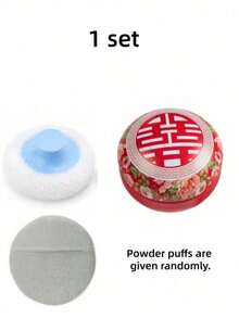 2pcs Jar + Powder Puff Set, Loose Makeup Powder Puff And Storage Box Set, Includes 1 Random Makeup Powder Puff And 1 Empty Powder Box; Body Makeup Powder Puff, Perfect For Shower, Travel And Home Use, Cost-Effective And Affordable, Segram Sponge Makeup Set, Phone Sponge, Powder Puff, Makeup Bow, Can Create Fairy Makeup And Powder Puff Makeup; Various Cute Small Items And Vanity Accessories - Multicolor - View 13