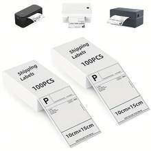 Marklife Labels 4" X 6" 穿孔热敏标签，兼容热敏打印机 - 也适用于其他品牌，折叠纸，强力粘合剂，商用级（4" X 6" - 200 张标签） - 100*150mm, 200 sheets per set - 查看 2