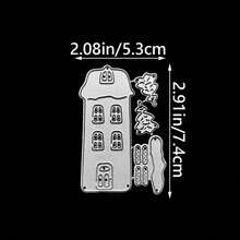 Houses Metal Cutting Dies For Card Making | Embossing Die Cuts Set For DIY Scrapbooking Paper Wedding Album Decor Stencils Supplies Machine Festivals Crafting Templates - MC1477 - View 4