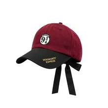 Harry Potter Baseball Cap Sun Hat With Bow Ribbon, Cute Four Houses Embroidery, Suitable For Students, Women, Daily Wear, Halloween, Christmas, Birthday Party Gift - Multicolor - View 13