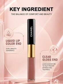 CHANEL 香奈兒 LE ROUGE DUO ULTRA TENUE 長效持久唇彩 -186 裸粉色 -4.5ml-0.15FL.OZ. -3.5ml-0.11FL.OZ. - Colour -186 PINK NUDE -4.5ml-0.15FL.OZ. -3.5ml-0.11FL.OZ. - 查看 5