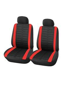 Juego completo de 9 piezas/4 piezas de fundas para asientos de coche, asientos delanteros y banco trasero, protector de asientos de coche de poliéster | Compatible con airbag para coches y - ZYT[Estilo 29] - Ver 19