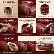Leather Color Repair Paste, Leather Recolor Paste, Repair Worn, Peeling And Faded Leather, Suitable For Leather Sofa, Car Interior, Shoes, Handbags Repair Cream - Multicolor - View 7