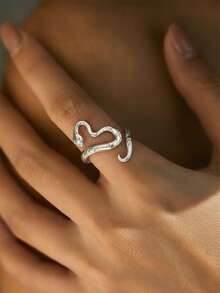 1pc Stainless Steel Women's Open Ring, Adjustable Snake Wrap Design, 3D Vintage Snake Metal Texture Element, Niche Cool Retro Style, Gold Color, Teacher, Women's Personalized Accessory, Suitable For Daily Wear, Vacation, Party, Travel, Can Be Given As Birthday, Anniversary Gift, Unique Design, Highlights Avant-Garde Fashionable Elegant - Ring - View 2