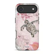 VESPOP Casing Ponsel 2-in-1, Cocok untuk Desain Mengkilap, Y2K, Pola Kura-kura, Kompatibel dengan 18/17/16/15/14/13 Pro Max - Warna Campuran 1 - View 5