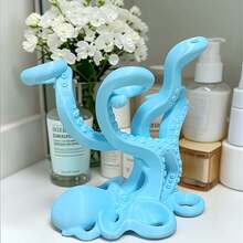 Octopus Tentacle Toothbrush Holder, Multifunctional Makeup Brush Pen Toothbrush Storage Cup, Bathroom Vanity Desktop Decor Storage Box, Unique Housewarming Party Gift - Multicolor - View 1