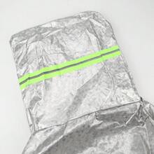 Funda para Triciclo de Adultos, Impermeable, para Bicicletas Reclinadas de Exterior, Duradera, Anti-UV, para 1-2 Bicicletas, con Orificios para Candado, Hebilla Antiviento, Resistente al Polvo y a la Intemperie, Lona para Triciclo Eléctrico - Plateado - Ver 5