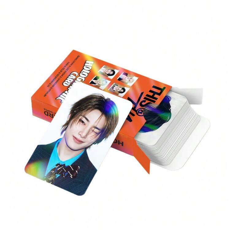 124 قطعة بطاقات فلاش هولوغرافية من ألبوم K-POP STRAY/K1DS <THIS&THAT> العاشر المصغر، مجموعة بطاقات LOMO وملصقات تشمل لي نو، تشانغبين، فيليكس، سونغمين، آي إن، مناسبة للجمع والعرض على المكتب والتصوير الفوتوغرافي - متعدد الألوان - مشاهدة 7