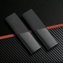 PU Leather Car Seat Belt Cover With Quilted Design, Enhance Safety And Comfort - A - View 16
