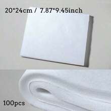 Nail Dust Collector Filter Paper 10/100pcs 19*24cm/Pc Dust-Proof Replacement Cleaning Filter Paper Nail Machine Dust Removal Accessories - Multicolor - View 4