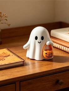 1pc Halloween Ghost Desktop Decor Accessory, Ghost Desktop Ornament, Ghost Scenery Material, Halloween Theme Handmade Decoration And Accessory, Suitable For Home Decor And Holiday Party Arrangement (Not A Children's Toy) - Multi-color - View 10