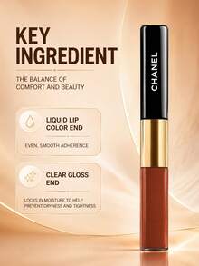 Chanel LE ROUGE DUO ULTRA TENUE 長效持久唇彩 -196 紅棕色 -4.5ml-0.15FL.OZ. -3.5ml-0.11FL.OZ. - Colour -196 RED BROWN -4.5ml-0.15FL.OZ. -3.5ml-0.11FL.OZ. - 查看 4