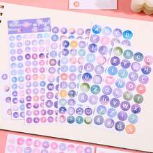 36 Sheets(6 Pack)Colorful Alphabet Letter Stickers, Self Adhesive, Paper, For Scrapbooking Decorative DIY Crafts - 36 Sheets - View 5