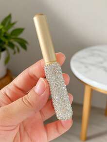 1pc Highly Attractive Shiny Rhinestone Lip Makeup Brush, Concealer Brush With Dust-Proof Cap, Soft Skin-Friendly Portable Makeup Brush For Liquid, Creative Gift - Multicolor - View 12