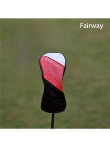 1pc Golf Club Headcover, PU Material With Soft Lining, Suitable For Driver, Fairway Wood And Hybrid Clubs, Fashionable Wear-Resistant Neutral Golf Accessory, Provides Full Protection For Golf Clubs - Multicolor - View 8
