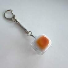 Caramel Bread Shaped Keychain, Mechanical Keyboard Switch Tester, Keychain, Desktop Decoration, Mobile Phone Charm, Creative And Interesting Office Decoration, Unique Gift Selection - Multicolor - View 17