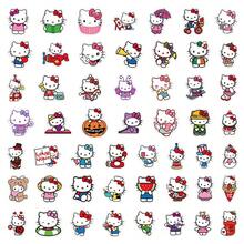 200/100/50張新款 Sanrio 貼紙 Hello Kitty 貼紙 Kuromi My Melody 可愛貼紙，適用於筆電貼紙裝飾、學校用品 - Hello Kitty(50個) - 查看 21