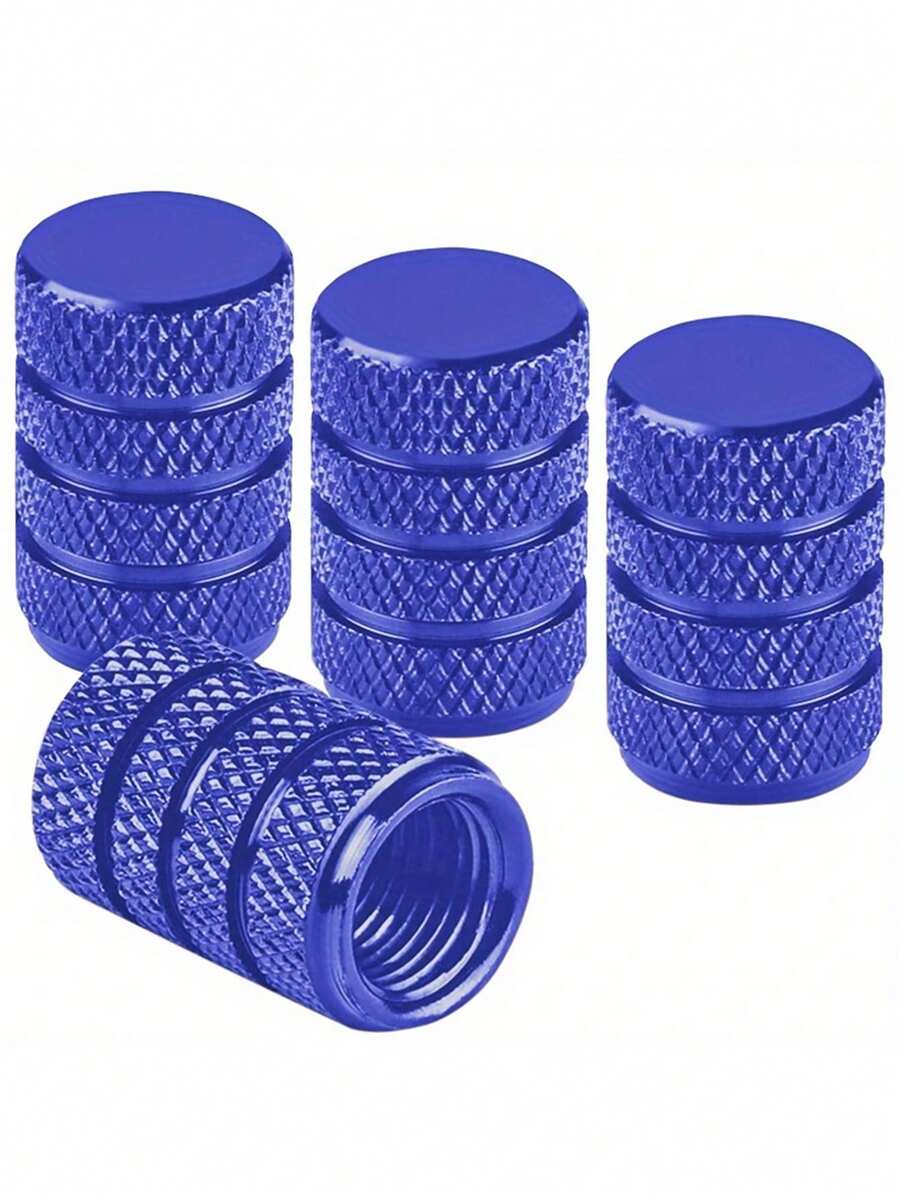 2/4/8pcs Anodized Aluminum Tire Valve Stem Assembly, Corrosion Resistant, Universal Stem Covers For Cars, Trucks, Motorcycles, SUVs And Bicycles