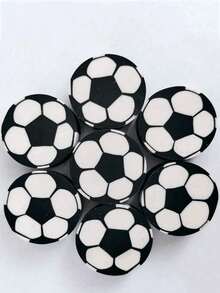 Soccer Ball Shaped Eraser - Perfect For School And Office Use, Soccer Ball Shaped Eraser, Ideal Back To School Gift - Round - View 4