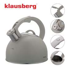 غلاية تقليدية 2.5 لتر، رمادي Klausberg - مشاهدة 2