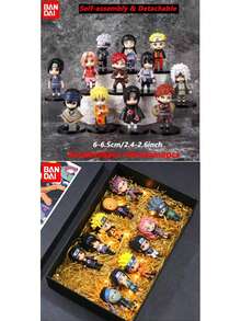 bandai 動漫角色 Killer Bee、飛舞雷、我愛羅風影收藏雕像模型公仔 PVC 盲盒裝飾 | 完美萬聖節禮物－生日、週年、畢業、返校、婚禮季及其他節日禮物，適合粉絲、收藏家展示、動漫主題派對贈品與 Cosplay 道具，收藏禮品，成人動漫收藏品 - 彩色 - 查看 10