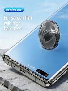 1pc 3D Curved Tempered Glass Film 9H Hardness Explosion-Proof Scratch Resistant Ultra HD Phone Screen Protector Compatible With Xiaomi/ Note 15/ Reno/Honor Magic 8 Pro Lite/Compatible With Tecno Various Curved Surface Models With Smooth Touch Automatic Adsorption Support Fingerprint Recognition Friendly Shell - Clear - View 7