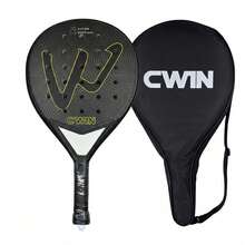 CWIN 槳網球拍，EPE 泡沫核心吸震手柄，大甜區防滑握把耐用塑料槳網球拍，適合初學者訓練與戶外休閒 - 彩色 - 查看 8