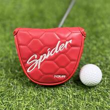 1 pieza Funda para cabeza de putter de golf tipo mazo bordada, material de PU con forro interior suave, compatible con palos de putter tipo mazo, accesorio de golf unisex elegante y resistente al desgaste, protección integral para palos de golf - Multicolor - Ver 10