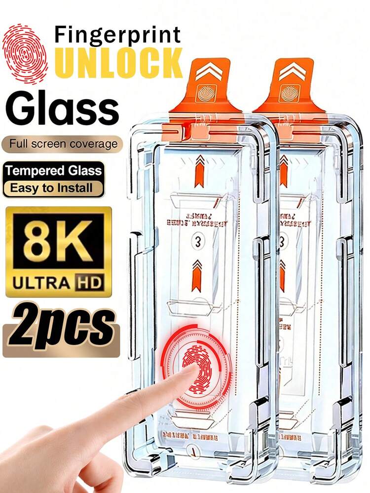 Gorilla Hero 2片裝 高畫質防指紋鋼化玻璃螢幕保護貼，相容 Galaxy S26/S26 Ultra/S25/S24/S23FE/S20FE/Z Fold7/Z Fold6/A56/A55/A54/A53/A52S/A36/A35/A26/A71/Fold 8 Ultra/Fold 8 及其他機型，可搭配手機殼使用，簡易安裝，自動吸附無氣泡，高清晰高透明，還原手機原色，9H 硬度玻璃，防碰撞、防刮、防指紋、防水，手機配件 - 無色 - 查看 33