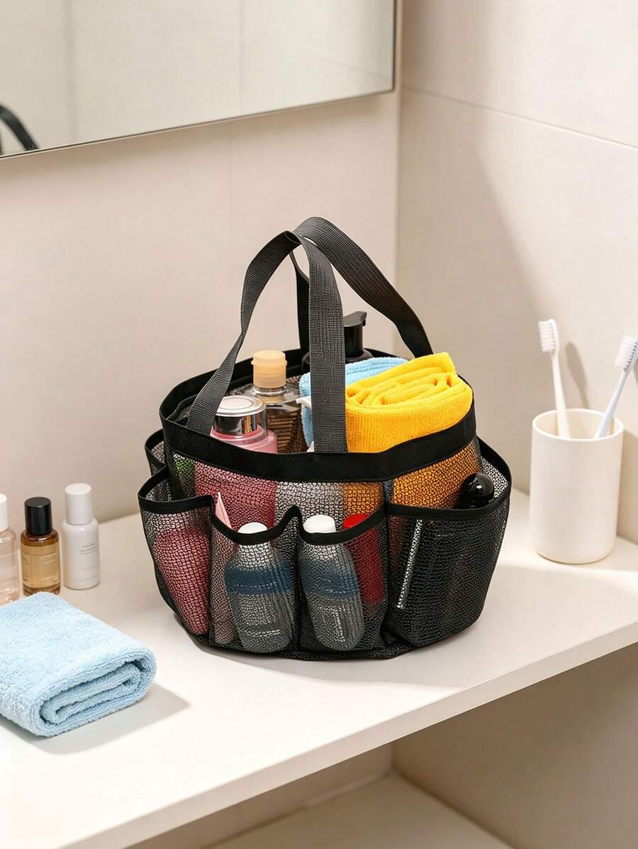 1pc Small Portable Travel Toiletry Storage Bag, Multifunctional Waterproof Makeup Bag With Smooth Zipper, Lightweight And Durable Organizer Bag Suitable For Cosmetics, Skincare, Toiletries, Shampoo, Body Wash And Personal Items