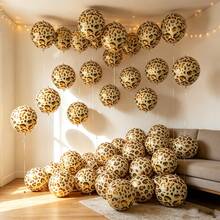 10 Inch 4D Leopard Print Balloon Birthday Party Children Toy Animal Theme Party Decoration Balloon Arrangement Birthday Party Holiday Decoration - 4D Leopard Print - View 2