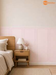 SUPSTICKER Minimal French Line Wall Border Sticker, Multi-Color Vinyl, Peel And Stick Removable DIY Decor For Cabinet, Headboard, Partition, Door - 1PC - View 5