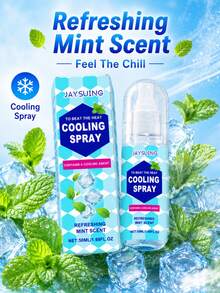 JAYSUING 100ml/2pcs Cooling Body Spray, Portable Outdoor Cooling Mist For Summer, Refreshing And Soothing, Non-Sticky - Multi Scents - View 4