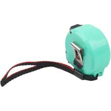 Cintaétrica de acero de/5m con doble escala (pulgadas yétrica), cintaétrica retráctil con bloqueo automático, equipada con carcasa de ABS a prueba de golpes y cordón anticaída, adecuada para profesionales del bricolaje, verde: herramientas y suministros para decoración del hogar. - 5 metros - Ver 9
