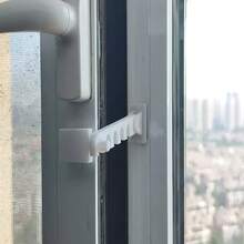 2/4PCS White Drill-Free Window Limit Clips, Compatible With Casement And Sliding Windows, Adjustable Window Opening Angle, Windproof And Anti-Collision, Prevents Over-Opening, Home Window Door Safety Hardware Accessories - A - View 2