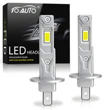 TOAUTO 2PCS H1 H3 LED Headlight Bulbs Canbus High Power LED Auto Light 20000LM 80W Mini Size Focus Automobile Headlamp Fog Lamp For Car - A - View 12