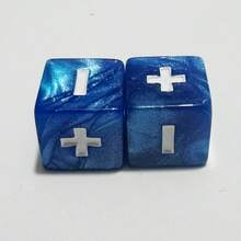 6pcs/Set 6-Sided Acrylic Right-Angle Dice With Symbol Pattern - Perfect For Dice Games, Suitable For Board Games, Game Nights, Etc., Multiple Colors Available - Multicolor - View 15